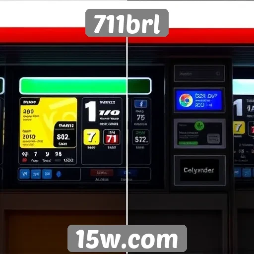 Evolução da interface do 711brl ao longo do tempo